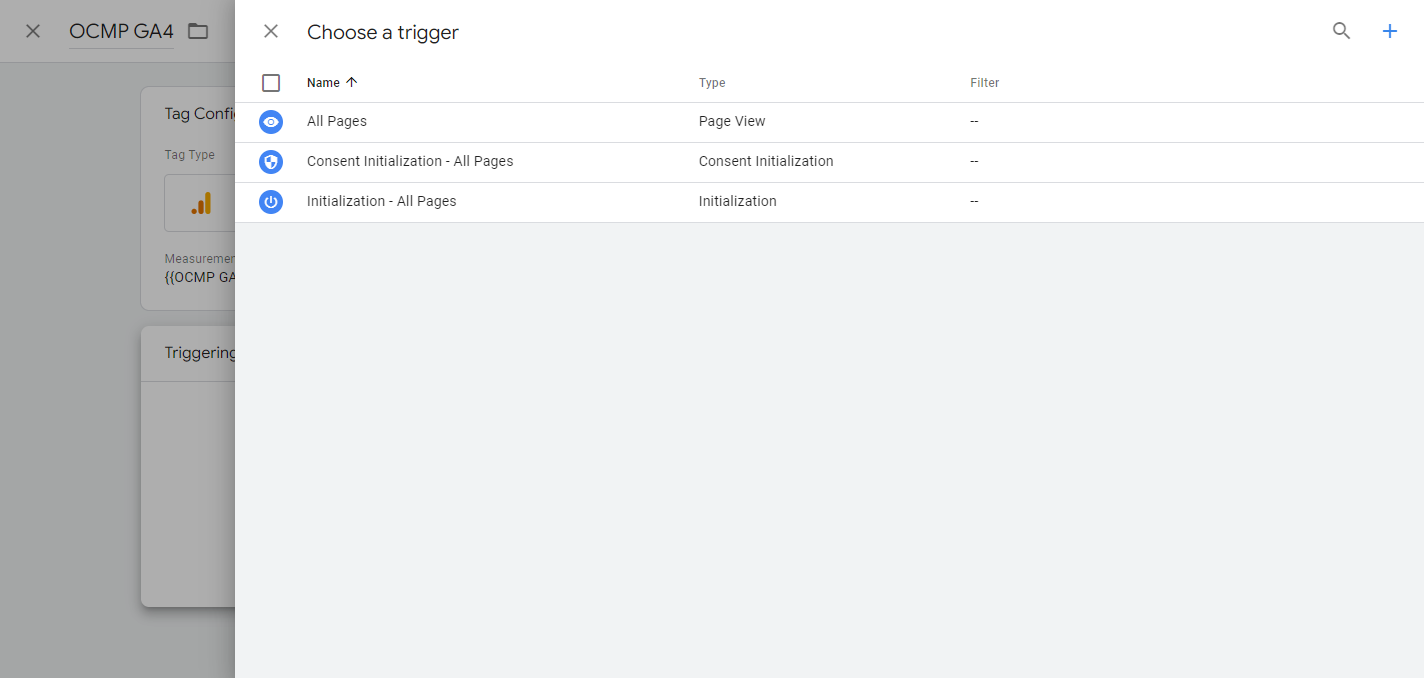 Trigger Selection, Step 2